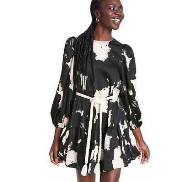 Alexis Rope Belted Tiered Dress - Picture 1 of 6